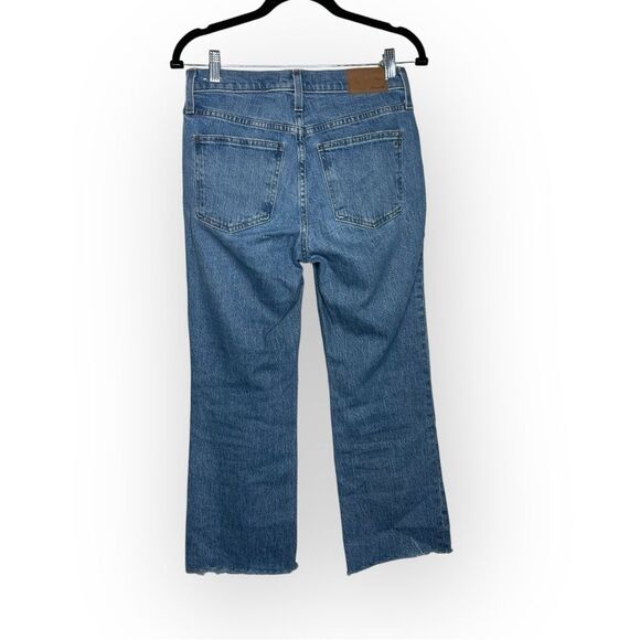 Madewell Petite Cali Demi-Boot Jeans in Enmore Wash: Raw-Hem Edition Size 26 P - Picture 7 of 16